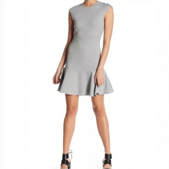 Theory Ponte Essential Flare Dress Size 2 - Picture 1 of 8